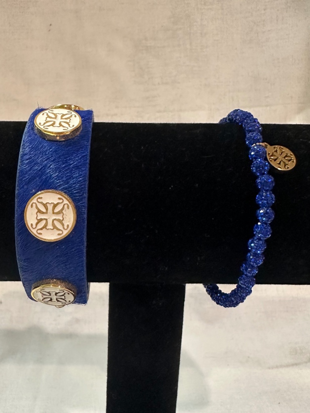 Torch Burch Bracelet Set Royal Blue - Picture 1 of 4